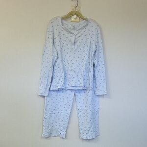 Sonoma Light Blue Womens Pajama Set